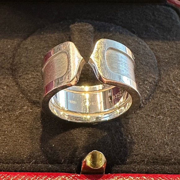 Cartier Double C White Gold ring - Picture 4 of 4